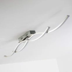 Hofstein Deckenleuchte Brindisi LED Stahl gebürstet, 1-flammig -LED Leuchten Verkäufe deckenleuchte brindisi h168500 34