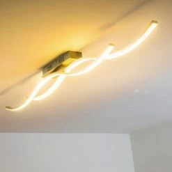 Hofstein Deckenleuchte Brindisi LED Stahl gebürstet, 1-flammig -LED Leuchten Verkäufe deckenleuchte brindisi h168500 9