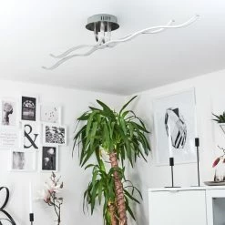 Hofstein Deckenleuchte CORATO LED Nickel-Matt, 1-flammig -LED Leuchten Verkäufe deckenleuchte corato h169811 do3 11