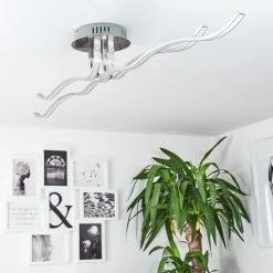 Hofstein Deckenleuchte CORATO LED Nickel-Matt, 1-flammig -LED Leuchten Verkäufe deckenleuchte corato h169811 do3 9