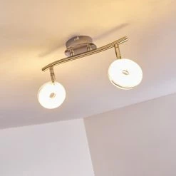 Hofstein Deckenleuchte Donot LED Nickel-Matt, 2-flammig -LED Leuchten Verkäufe deckenleuchte donot h3020913 do2 2