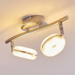 Hofstein Deckenleuchte Donot LED Nickel-Matt, 2-flammig -LED Leuchten Verkäufe deckenleuchte donot h3020913 do2 4