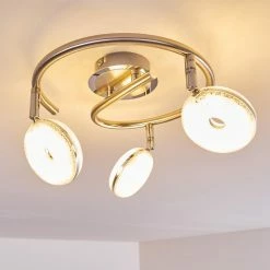 Hofstein Deckenleuchte Donot LED Nickel-Matt, 3-flammig -LED Leuchten Verkäufe deckenleuchte donot h3020920 do2 13