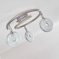 Hofstein Deckenleuchte Donot LED Nickel-Matt, 3-flammig -LED Leuchten Verkäufe deckenleuchte donot h3020920 do2 15