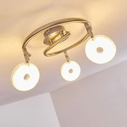 Hofstein Deckenleuchte Donot LED Nickel-Matt, 3-flammig -LED Leuchten Verkäufe deckenleuchte donot h3020920 do2 5