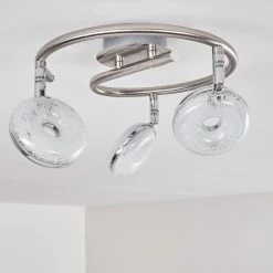 Hofstein Deckenleuchte Donot LED Nickel-Matt, 3-flammig -LED Leuchten Verkäufe deckenleuchte donot h3020920 do2 7