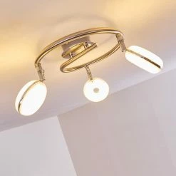 Hofstein Deckenleuchte Donot LED Nickel-Matt, 3-flammig -LED Leuchten Verkäufe deckenleuchte donot h3020920 do2 8