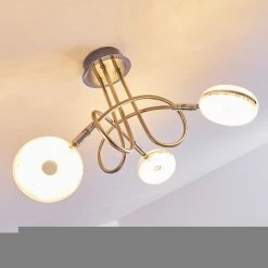 Hofstein Deckenleuchte Donot LED Nickel-Matt, 3-flammig -LED Leuchten Verkäufe deckenleuchte donot h3020937 do2 13