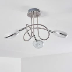 Hofstein Deckenleuchte Donot LED Nickel-Matt, 3-flammig -LED Leuchten Verkäufe deckenleuchte donot h3020937 do2 5