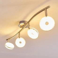 Hofstein Deckenleuchte Donot LED Nickel-Matt, 4-flammig -LED Leuchten Verkäufe deckenleuchte donot h3020944 do2 4