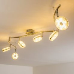 Hofstein Deckenleuchte Donot LED Nickel-Matt, 6-flammig -LED Leuchten Verkäufe deckenleuchte donot h3020951 do2 10