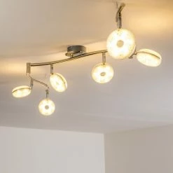 Hofstein Deckenleuchte Donot LED Nickel-Matt, 6-flammig -LED Leuchten Verkäufe deckenleuchte donot h3020951 do2 11