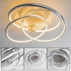 Hofstein Deckenleuchte Glen LED Silber, 1-flammig