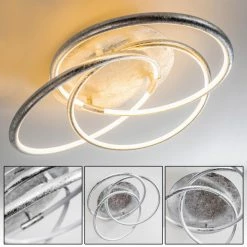 Hofstein Deckenleuchte Glen LED Silber, 1-flammig -LED Leuchten Verkäufe deckenleuchte glen h3020975 do2 15