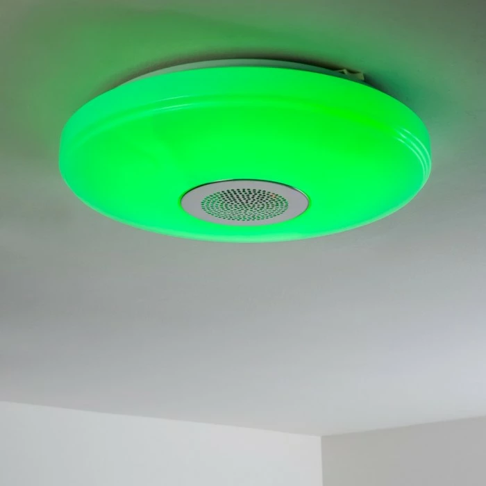 Hofstein Deckenleuchte Hemlo LED Weiß, 1-flammig, Fernbedienung, Farbwechsler 13 Hofstein Deckenleuchte Hemlo LED Weiß, 1-flammig, Fernbedienung, Farbwechsler – Bild 13