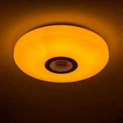 Hofstein Deckenleuchte Hemlo LED Weiß, 1-flammig, Fernbedienung, Farbwechsler 52 Hofstein Deckenleuchte Hemlo LED Weiß, 1-flammig, Fernbedienung, Farbwechsler -LED Leuchten Verkäufe deckenleuchte hemlo h3001332 21