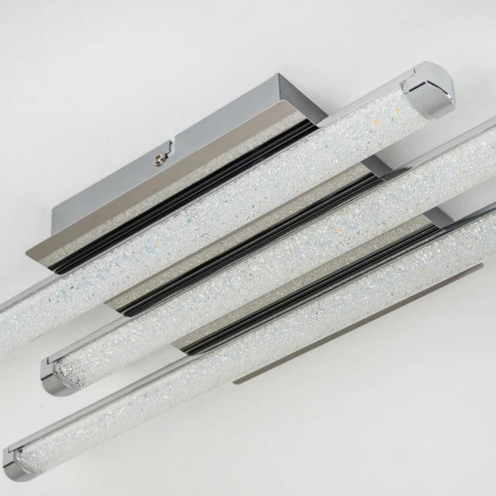 Hofstein Deckenleuchte Iskut LED Chrom, 3-flammig 5 Hofstein Deckenleuchte Iskut LED Chrom, 3-flammig – Bild 5