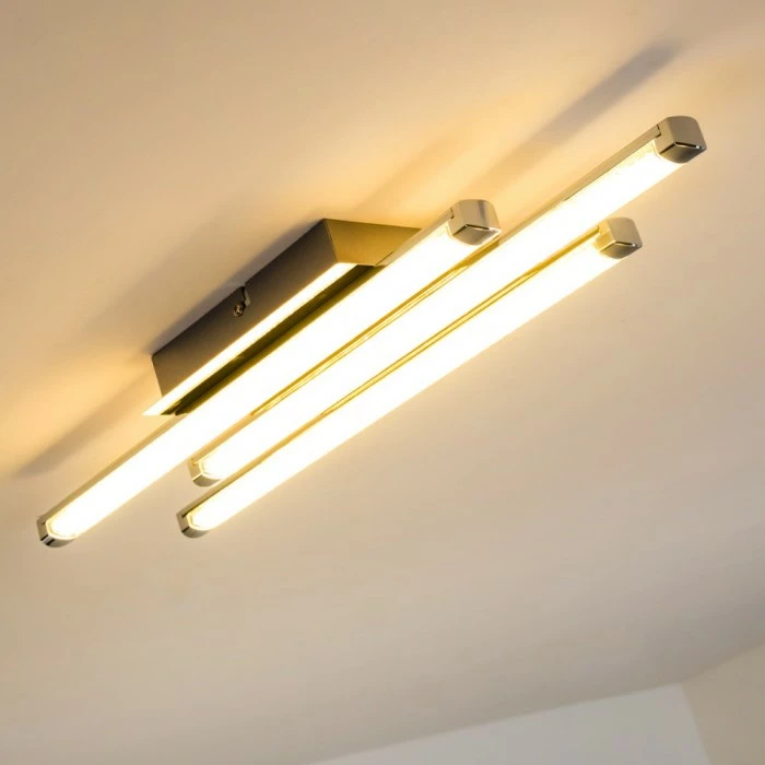 Hofstein Deckenleuchte Iskut LED Chrom, 3-flammig 7 Hofstein Deckenleuchte Iskut LED Chrom, 3-flammig – Bild 7