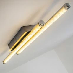 Hofstein Deckenleuchte Iskut LED Chrom, 2-flammig 26 Hofstein Deckenleuchte Iskut LED Chrom, 2-flammig -LED Leuchten Verkäufe deckenleuchte iskut h3000731 8