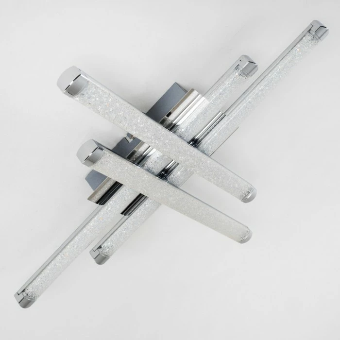 Hofstein Deckenleuchte Iskut LED Chrom, 4-flammig 16 Hofstein Deckenleuchte Iskut LED Chrom, 4-flammig – Bild 16