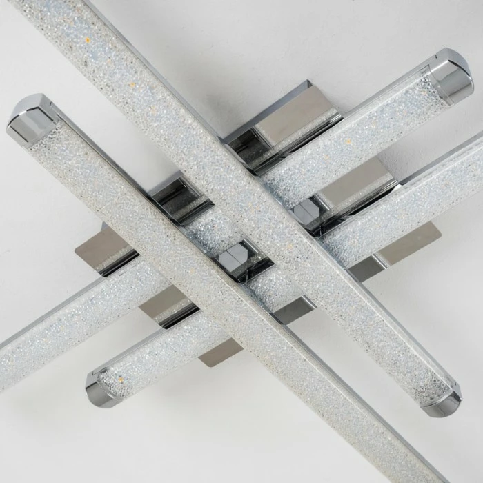 Hofstein Deckenleuchte Iskut LED Chrom, 4-flammig 5 Hofstein Deckenleuchte Iskut LED Chrom, 4-flammig – Bild 5