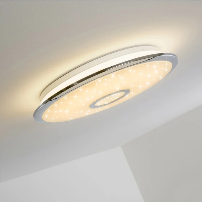 Hofstein Deckenleuchte Jamton LED Chrom, 1-flammig, Fernbedienung 13 Hofstein Deckenleuchte Jamton LED Chrom, 1-flammig, Fernbedienung – Bild 13