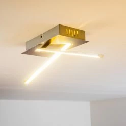 Hofstein Deckenleuchte Jatuni LED Nickel-Matt, 1-flammig -LED Leuchten Verkäufe deckenleuchte jatuni h3021002 do2 11