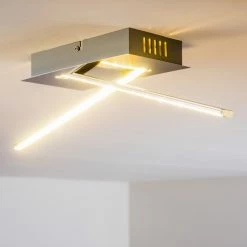 Hofstein Deckenleuchte Jatuni LED Nickel-Matt, 1-flammig -LED Leuchten Verkäufe deckenleuchte jatuni h3021002 do2 12