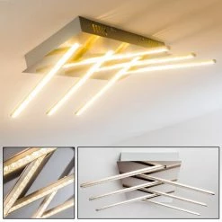 Hofstein Deckenleuchte Jatuni LED Nickel-Matt, 1-flammig