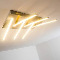 Hofstein Deckenleuchte Jatuni LED Nickel-Matt, 1-flammig -LED Leuchten Verkäufe deckenleuchte jatuni h3021019 do2 12