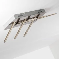 Hofstein Deckenleuchte Jatuni LED Nickel-Matt, 1-flammig -LED Leuchten Verkäufe deckenleuchte jatuni h3021019 do2 17