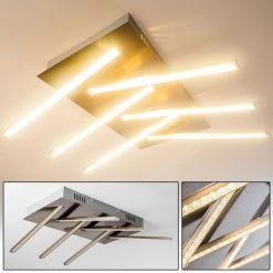 Hofstein Deckenleuchte Jatuni LED Nickel-Matt, 1-flammig -LED Leuchten Verkäufe deckenleuchte jatuni h3021019 do2 22