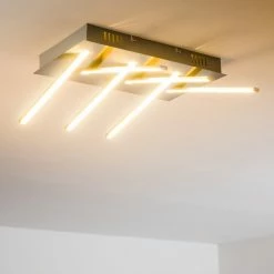 Hofstein Deckenleuchte Jatuni LED Nickel-Matt, 1-flammig -LED Leuchten Verkäufe deckenleuchte jatuni h3021019 do2 8