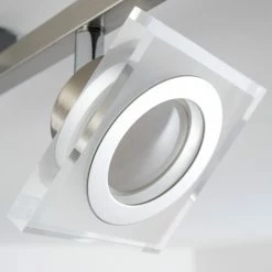 Hofstein Deckenleuchte Kolari LED Nickel-Matt, Chrom, 2-flammig -LED Leuchten Verkäufe deckenleuchte kolari h3007075 18