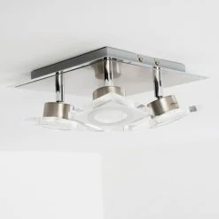Hofstein Deckenleuchte Kolari LED Nickel-Matt, Chrom, 4-flammig -LED Leuchten Verkäufe deckenleuchte kolari h3007112 17