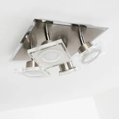 Hofstein Deckenleuchte Kolari LED Nickel-Matt, Chrom, 4-flammig -LED Leuchten Verkäufe deckenleuchte kolari h3007112 21