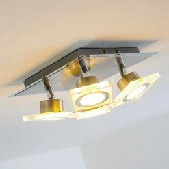 Hofstein Deckenleuchte Kolari LED Nickel-Matt, Chrom, 4-flammig -LED Leuchten Verkäufe deckenleuchte kolari h3007112 6
