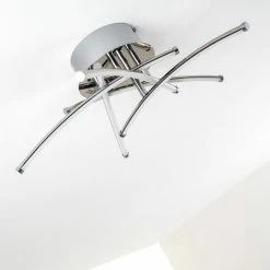 Hofstein Deckenleuchte Kortezubi LED Chrom, 1-flammig -LED Leuchten Verkäufe deckenleuchte kortezubi h3004050 12