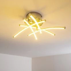 Hofstein Deckenleuchte Kortezubi LED Chrom, 1-flammig -LED Leuchten Verkäufe deckenleuchte kortezubi h3004050 17