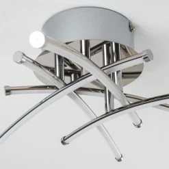 Hofstein Deckenleuchte Kortezubi LED Chrom, 1-flammig -LED Leuchten Verkäufe deckenleuchte kortezubi h3004050 2