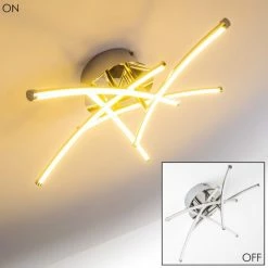 Hofstein Deckenleuchte Kortezubi LED Chrom, 1-flammig -LED Leuchten Verkäufe deckenleuchte kortezubi h3004050 3