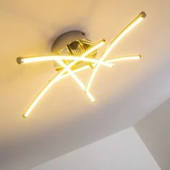 Hofstein Deckenleuchte Kortezubi LED Chrom, 1-flammig -LED Leuchten Verkäufe deckenleuchte kortezubi h3004050 7