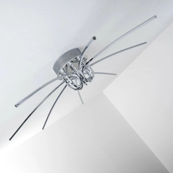 Hofstein Deckenleuchte Kukatush LED Chrom, 1-flammig 13 Hofstein Deckenleuchte Kukatush LED Chrom, 1-flammig – Bild 13