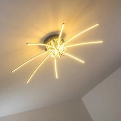 Hofstein Deckenleuchte Kukatush LED Chrom, 1-flammig 30 Hofstein Deckenleuchte Kukatush LED Chrom, 1-flammig -LED Leuchten Verkäufe deckenleuchte kukatush h3003688 14