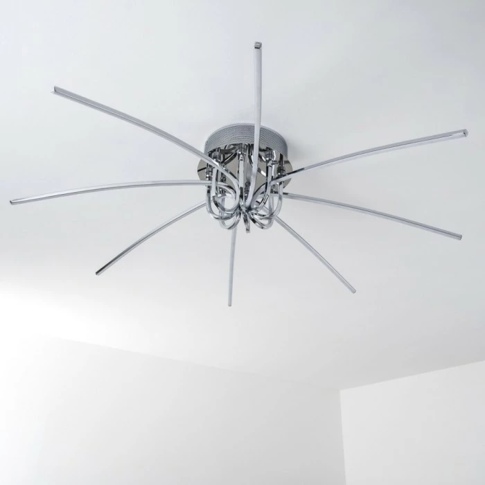 Hofstein Deckenleuchte Kukatush LED Chrom, 1-flammig 7 Hofstein Deckenleuchte Kukatush LED Chrom, 1-flammig – Bild 7