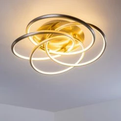 Hofstein Deckenleuchte Manning LED Nickel-Matt, 1-flammig 28 Hofstein Deckenleuchte Manning LED Nickel-Matt, 1-flammig -LED Leuchten Verkäufe deckenleuchte manning h3003893 12