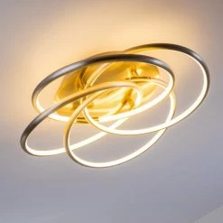 Hofstein Deckenleuchte Manning LED Nickel-Matt, 1-flammig 29 Hofstein Deckenleuchte Manning LED Nickel-Matt, 1-flammig -LED Leuchten Verkäufe deckenleuchte manning h3003893 13