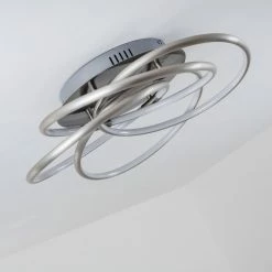 Hofstein Deckenleuchte Manning LED Nickel-Matt, 1-flammig 18 Hofstein Deckenleuchte Manning LED Nickel-Matt, 1-flammig -LED Leuchten Verkäufe deckenleuchte manning h3003893 2