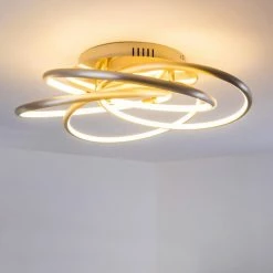 Hofstein Deckenleuchte Manning LED Nickel-Matt, 1-flammig 20 Hofstein Deckenleuchte Manning LED Nickel-Matt, 1-flammig -LED Leuchten Verkäufe deckenleuchte manning h3003893 4