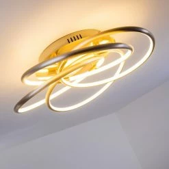 Hofstein Deckenleuchte Manning LED Nickel-Matt, 1-flammig 21 Hofstein Deckenleuchte Manning LED Nickel-Matt, 1-flammig -LED Leuchten Verkäufe deckenleuchte manning h3003893 5